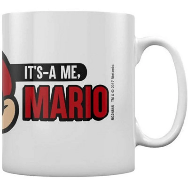 Image of Super Mario It's A Me Mario Mug White unisex