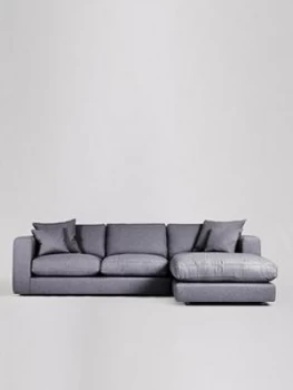 Image of Swoon Althaea Fabric Right Hand Corner Sofa - Smart Wool