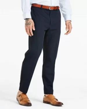 Image of Farah Navy Stretch Twill Trouser 31in