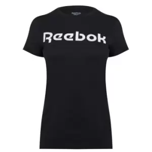 Image of Reebok Graphic T Shirt Womens - Black