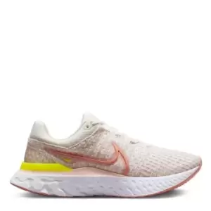 Image of Nike React Infinity Run Flyknit 3 Road Running Shoes Ladies - Nude