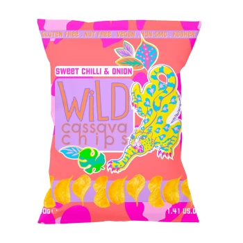 Image of Wild Cassava Chips - Sweet Chilli & Onion 40g