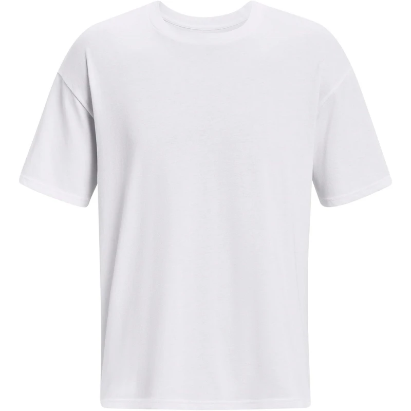 Image of Under Armour Mens Short-Sleeve Performance Gym Top White male XS