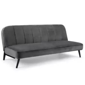 Image of Julian Bowen Miro Sofabed Grey Velvet