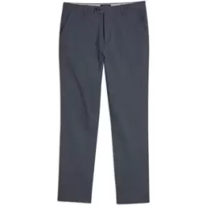 Image of Ted Baker Cactust Micro Check Seersucker Trouser - Blue