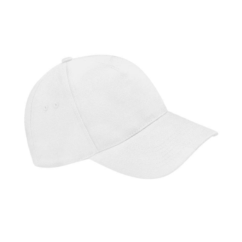 Image of Beechfield Beechfield Men Ultimate 5 Panel Baseball Cap in White White One Size Male 5055747774146