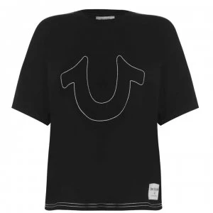 Image of True Religion Jersey T-Shirt - Jet Black