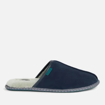 Image of Ted Baker Mens Peterr Suede Mule Slippers - Navy - UK 8