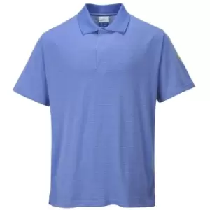 Image of Portwest AS21WHRXS - sz XS Anti-Static ESD Polo Shirt Workwear - White - White