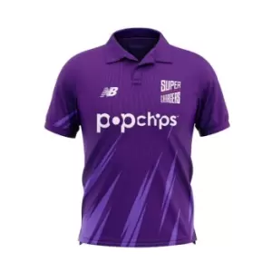Image of New Balance Balance Northern Super Chargers Polo Shirt Mens - Purple