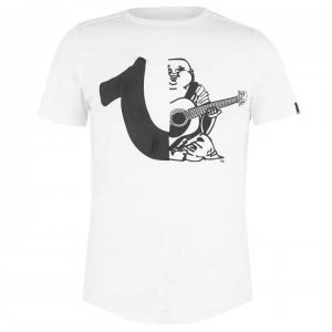 Image of True Religion Half Buddha t Shirt - White
