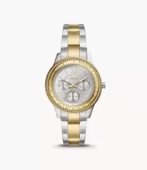 Image of Fossil Women Stella Sport Multifunction Two-tone Stainless Steel Watch