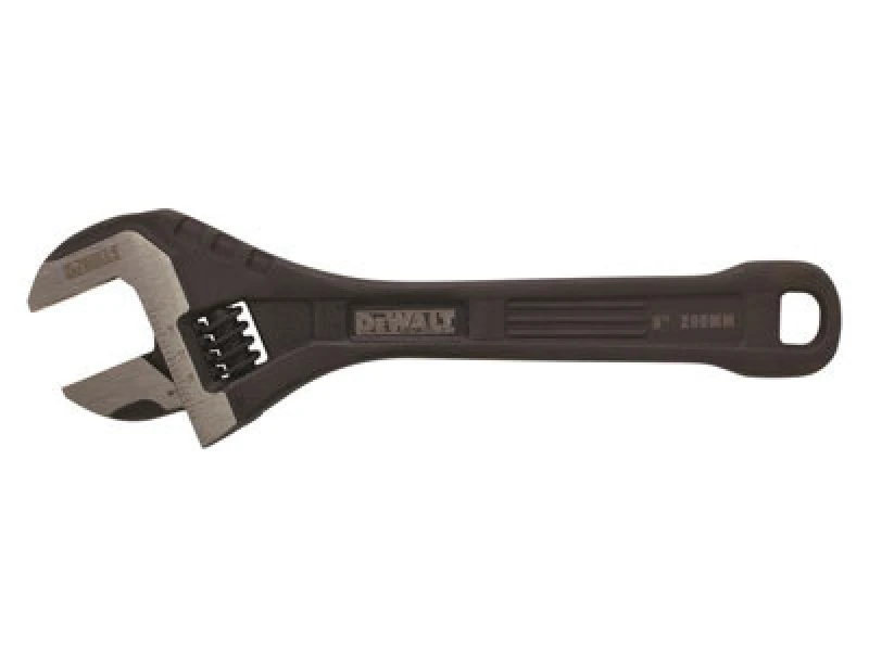 Image of DEWALT DWHT80267-0 All Steel Adjustable Wrench 8" DHT080267 - DEWALT DWHT80267-0