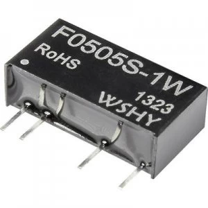 Image of F1205S 1W DCDC converter print 12 Vdc 5 Vdc 200 mA 1 W No. of outputs 1 x