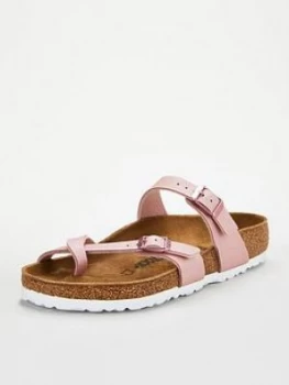 Image of Birkenstock Mayari Metallic Flat Sandal - Rose