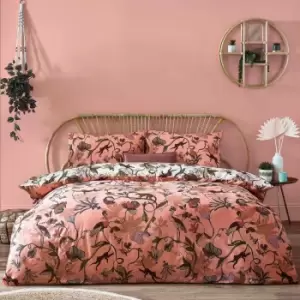 Image of Furn. Wildlings King Duvet Cover Set Cotton Polyester Blush