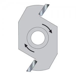 Image of Trend Threaded Slotter Blade for 33 Series M12 Arbors 40mm 20mm M12 Thread