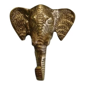 Image of Small Metal Elephant, Single Coat Hook