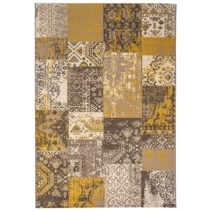 Image of Asiatic Revive Rug - 290 x 200cm - Ochre Squares