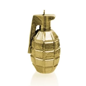 Image of Classic Gold Large Grenade Candle