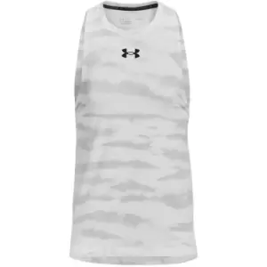 Image of Under Armour Base Print Tank Top Mens - White