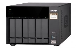 Image of QNAP TS-673-4G 6 Bay Desktop NAS Enclosure with 4GB RAM