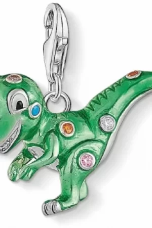 Image of Ladies Thomas Sabo Sterling Silver Charm Club T-Rex Charm 1695-473-7