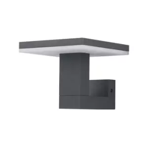 Image of Modern wall lamp Tignes Anthracite 15 Cm