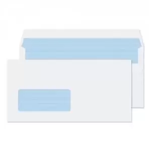 Image of Blake Purely Everyday White Window Self Seal Wallet 110x220mm 100gsm