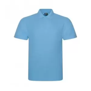 Image of PRO RTX Mens Pro Pique Polo Shirt (M) (Sky Blue)