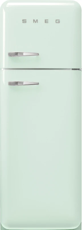 Image of Smeg 50s Style Retro Right Hand Hinge FAB30RPG6UK 172cm 80/20 Fridge Freezer - Pastel Green - C Rated, Green