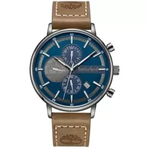 Image of Timberland Mens Timberland Base metal Sterling TDWGF2182901 - Grey, Blue and Brown