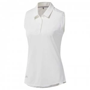Image of adidas Ultra 365 Sleevless Polo Shirt Ladies - White