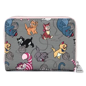 Image of Loungefly Disney Cats Aop Wallet