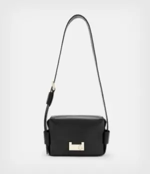 Image of AllSaints Womens Frankie 3-In-1 Leather Crossbody Bag, Black