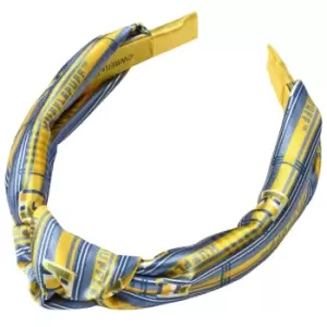 Image of Harry Potter Hufflepuff Knotted Headband (One Size) (Yellow/Blue)