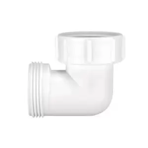 Image of McAlpine 90 Degree Bend White T4U