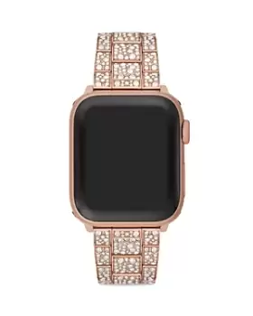 Image of Michael Kors Apple Watch Crystal Stainless Steel Bracelet