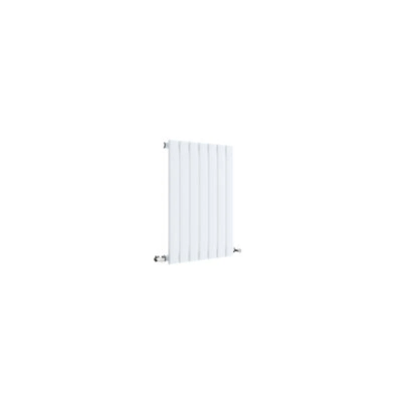 Image of Aspire Hudson Reed Sloane Single Designer Horizontal Radiator 600mm H x 412mm W - Satin White PWHLW54