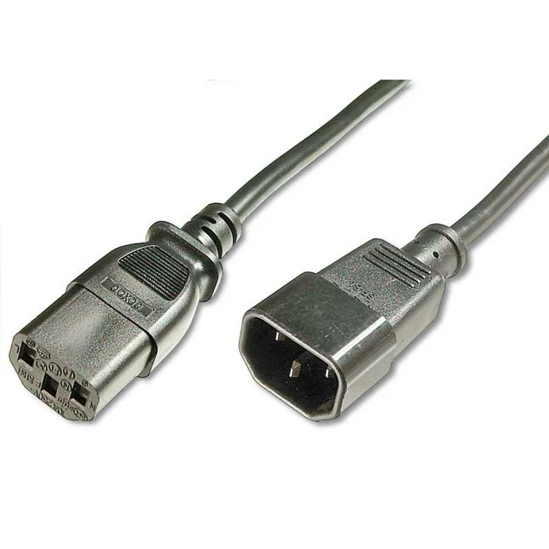 Image of FDL 0.5M MAINS EXT. CABLE - IEC C14 PLUG TO C13 SOCKET - 1.0mm