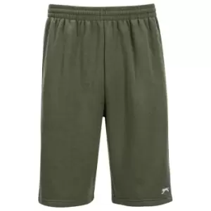 Image of Slazenger Fleece Shorts Mens - Green