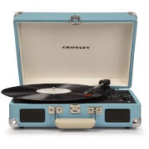 Image of Cruiser Deluxe Portable Turntable (Turquoise)