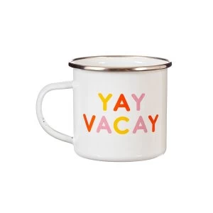 Image of Sass & Belle Yay Vacay Enamel Mug
