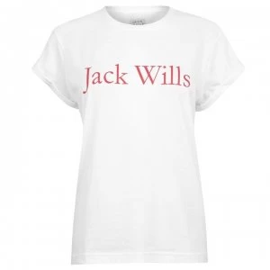 Image of Jack Wills Forstal Heritage T-Shirt - White