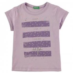 Image of Benetton Short Sleeve T Shirt - Lilac