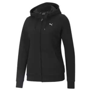 Image of Puma Essential Zip Hoodie Womens - Black
