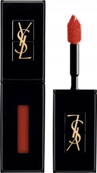 Image of Yves Saint Laurent Vernis a Levres Vinyl Cream Lip Stain 5.5ml 416 - Psychedelic Chili