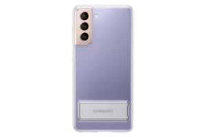 Image of Samsung Galaxy S21 5G Clear Standing Cover (EF-JG991CTEGWW)