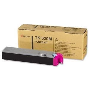 Image of Kyocera TK520M Magenta Laser Toner Ink Cartridge