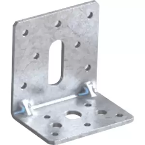 Image of BPC Fixings Heavy Duty Angle Bracket Site Pack 60 x 40 x 60mm (1000 Pack) Galvanised Steel